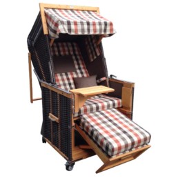 E106 Nordsee Klassik Breitgeflecht cappuccino-palisander