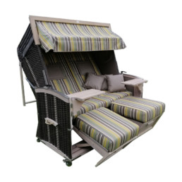 E107 Nordsee Fun Breitgeflecht anthrazit-shabby chic