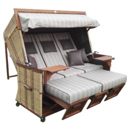 E120 Nordsee Klassik Breitgeflecht seegras palisander