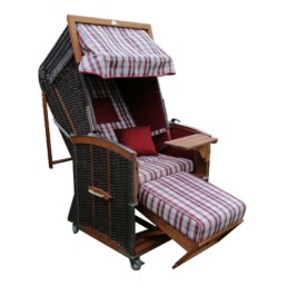 E124 Nordsee Fun Breitgeflecht anthrazit palisander