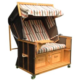 E130 Nordsee Klassik Breitgeflecht cappuccino pinie